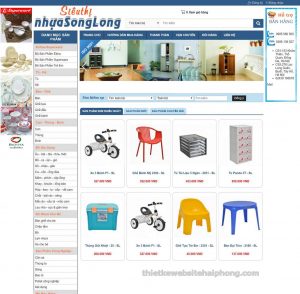 thiết kế web bán hàng hải phòng