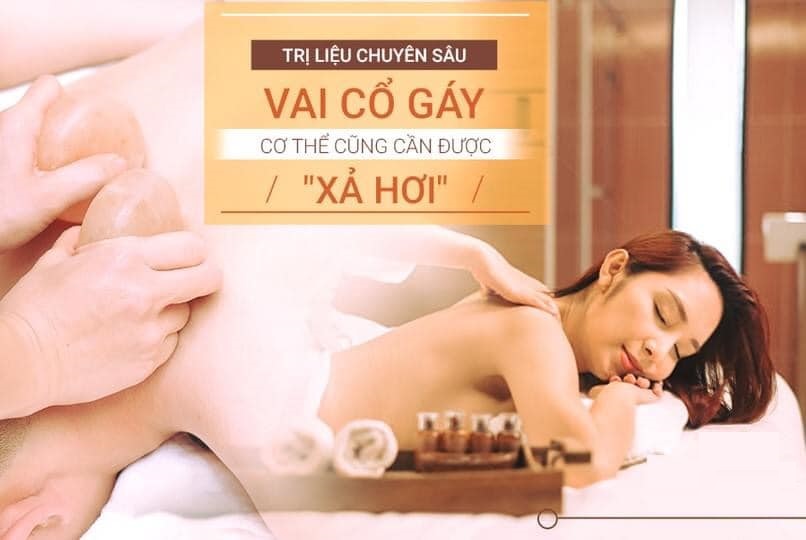 Minh Châu Spa - Quán Massage Hải Phòng trị liệu vai gáy 
