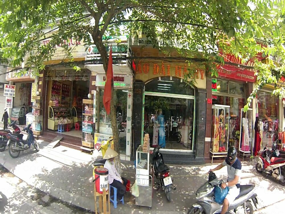 May áo dài Hải Phòng